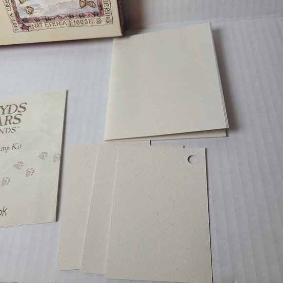 Lot (2) Boyds Bears & Friends Rubber Stamp Kit Manheim Eco-Moose & Bailey's Hear - Picture 4 of 8